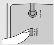 PHILIPS SBCVL1400 - Setting up the transmitter unit - 3