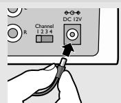 PHILIPS SBCVL1400 - Setting up the transmitter unit - 2