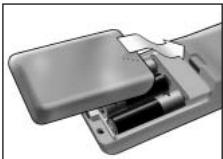 PHILIPS SRU9600 - Vervangen van de batterijen - 5