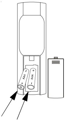 PHILIPS SRU2103 - Instalación de baterías - 1
