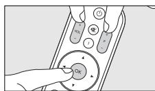 PHILIPS SRU4002B - De toets OK een functie aanleren - 1