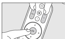 PHILIPS SRU4002B - Indlaering til OK-tasten - 1