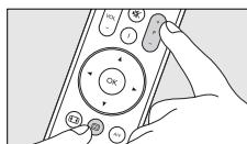 PHILIPS SRU4002B - Annuller indstillingen af STB - 1