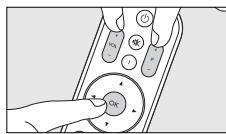 PHILIPS SRU4002B - OK-painikkeen opettaminen - 1