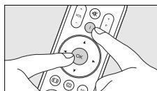 PHILIPS SRU4002B - Kaukosaatimen asentaminen opettelemalla kaikki painiketoiminnot - 1