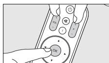 PHILIPS SRU4002B - Learning the OK key - 1