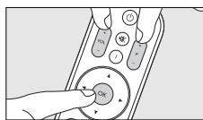 PHILIPS SRU4002B - Apprentissage d'une fonction sur la touche OK - 1