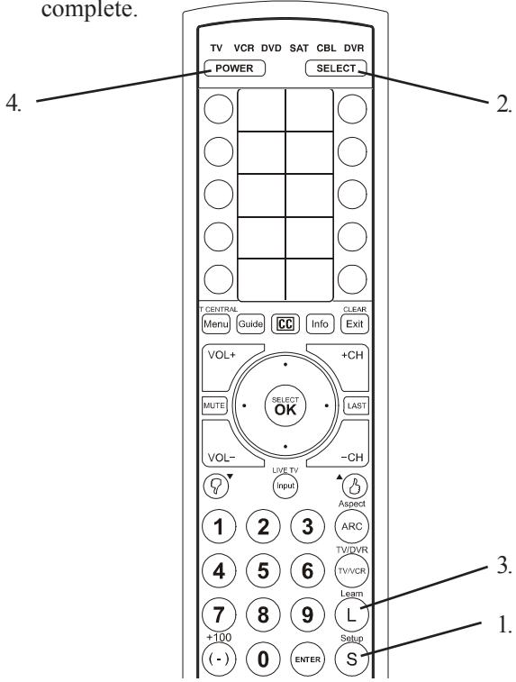 PHILIPS SRU4106 - Learning Commands - 1