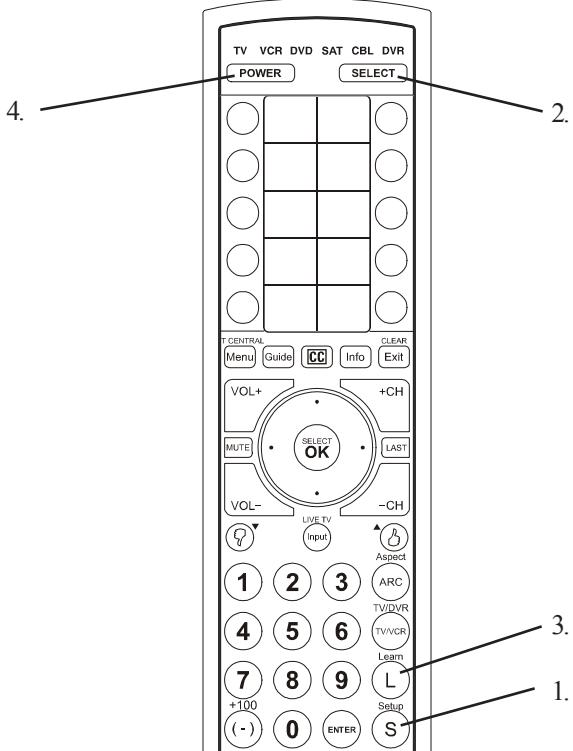 PHILIPS SRU4106 - Apprentissage des commandes - 1
