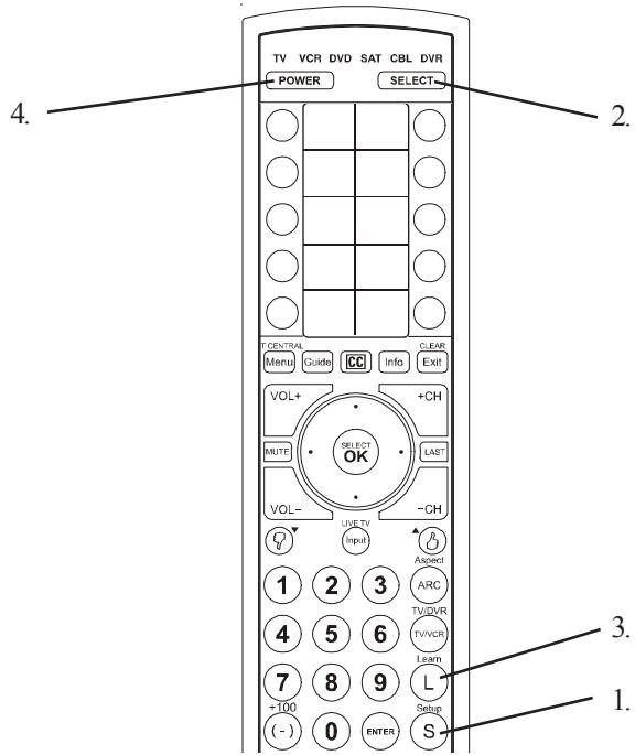 PHILIPS SRU4106 - Aprendizaje de comandos - 1