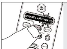 PHILIPS SRU7060 - Zuordnen der Lautstärkeregelung zu einem anderen Modus - 1