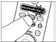 PHILIPS SRU7060 - Voorbeeld voor VCR: - 1