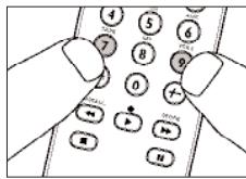 PHILIPS SRU7060 - Achtergrundverlichting aan- of uitzetten - 1