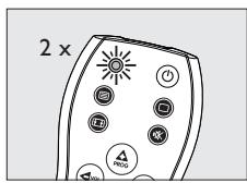 PHILIPS SRP1001 - Manuel indstilling af fjernbetjeningen - 3