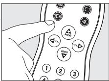 PHILIPS SRP1001 - Prüfen der Fernbedienung - 1