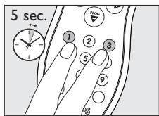 PHILIPS SRP1001 - Testowanie pilota - 1