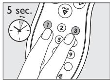 PHILIPS SRP1001 - Impostazione automatica del telecomando - 1