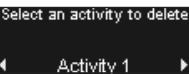 PHILIPS SRU9600 - Delete an Activity - 1