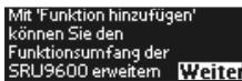 PHILIPS SRU9600 - Funktion hinzufugen - 1