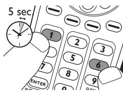 PHILIPS SRP6207 - Resetting the original functions of the remote control (Factory Reset) - 1