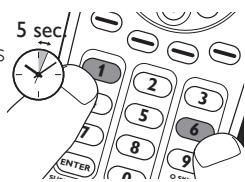 PHILIPS SRP6207 - Resetting a button to its original function - 1