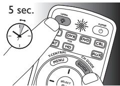 PHILIPS SRP6207 - Aprendizaje de functions de botones - 3