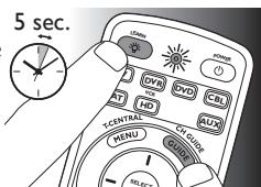 PHILIPS SRP6207 - Learning button functions - 3