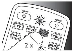 PHILIPS SRP6207 - Exemple pour un combiné DVD/DVR : - 1