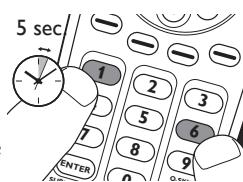 PHILIPS SRP6207 - Restablecer la funciona original de un botón - 1