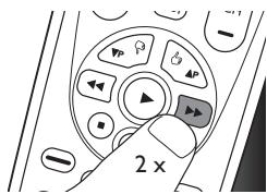 PHILIPS SRP6207 - Restablecer la funciona original de un botón - 3