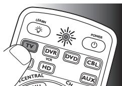 PHILIPS SRP6207 - Ejemplo: probar el mando a distancia universal en su televisor: - 1