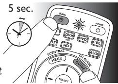 PHILIPS SRP6207 - Apprentissage des fonctions de touche - 3