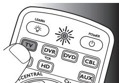 PHILIPS SRP6207 - Exemple : test de la télécommande universelle avec votre téléviseur - 1