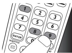 PHILIPS SRP6207 - Resetting the original functions of the remote control (Factory Reset) - 2