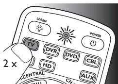 PHILIPS SRP6207 - Ejempio: configurar el mando a distancia universal para controlar el televisor: - 6