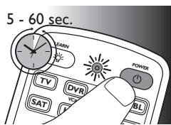 PHILIPS SRP6207 - Example: setting up the universal remote control to operate your TV: - 4