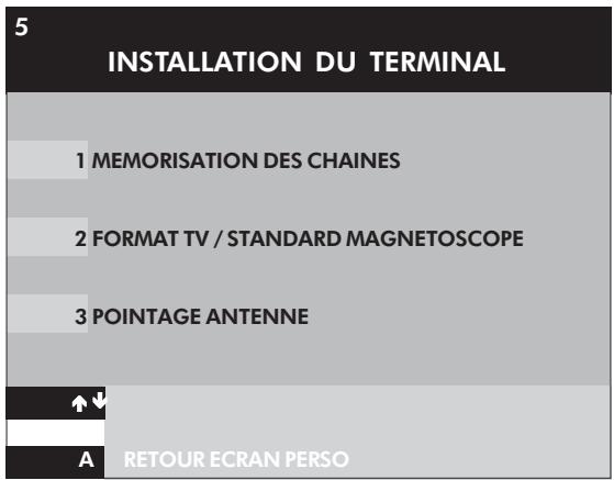 PHILIPS DSR3201 - L'installation du terminal s'effectue en 3 étapes : - 1