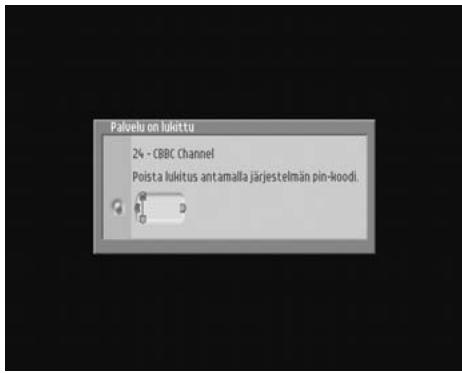PHILIPS DTR300 - Lukittujen kanavien katselu - 1