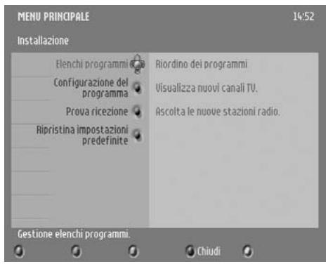 PHILIPS DTR300 - Elenchi dei programmi - 2