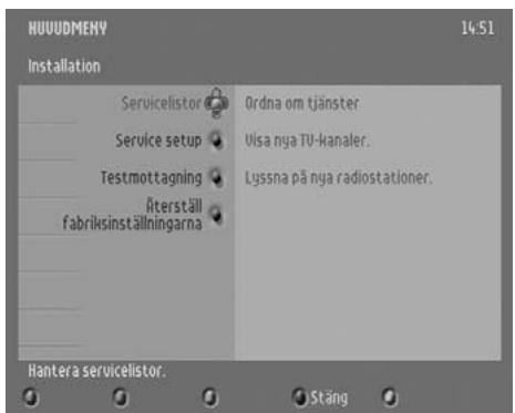 PHILIPS DTR300 - Flytta tjänsten du har valt inom listen: - 3