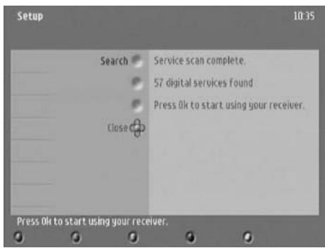 PHILIPS DTR300 - Channel scan - 2
