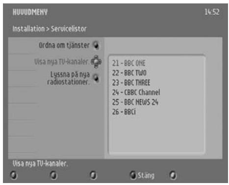 PHILIPS DTR300 - Flytta tjänsten du har valt inom listen: - 5