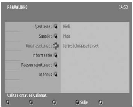 PHILIPS DTR300 - Järnestelmäasetukset - 1