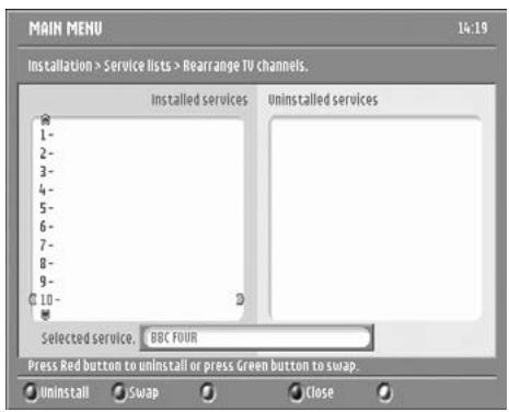 PHILIPS DTR300 - To install a service you have selected from the list: - 4