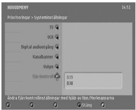 PHILIPS DTR300 - Flytta tjänsten du har valt inom listen: - 1