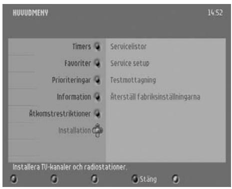 PHILIPS DTR300 - Flytta tjänsten du har valt inom listen: - 2