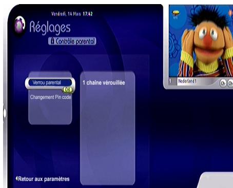 PHILIPS DSR8121 - Contrôle parental - 1