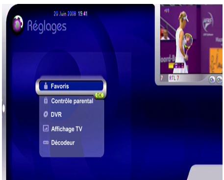 PHILIPS DSR8121 - Réglages - 1