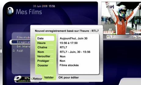 PHILIPS DSR8121 - Programmer un enregistrement - 1