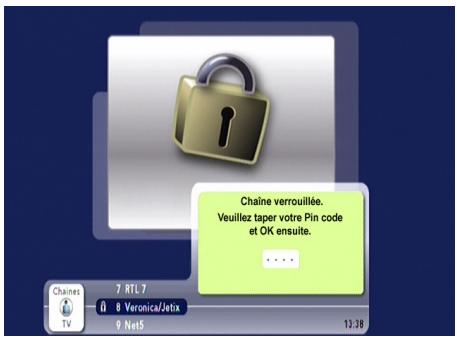 PHILIPS DSR8121 - Activier le contrôle parental sur une chaîne - 1